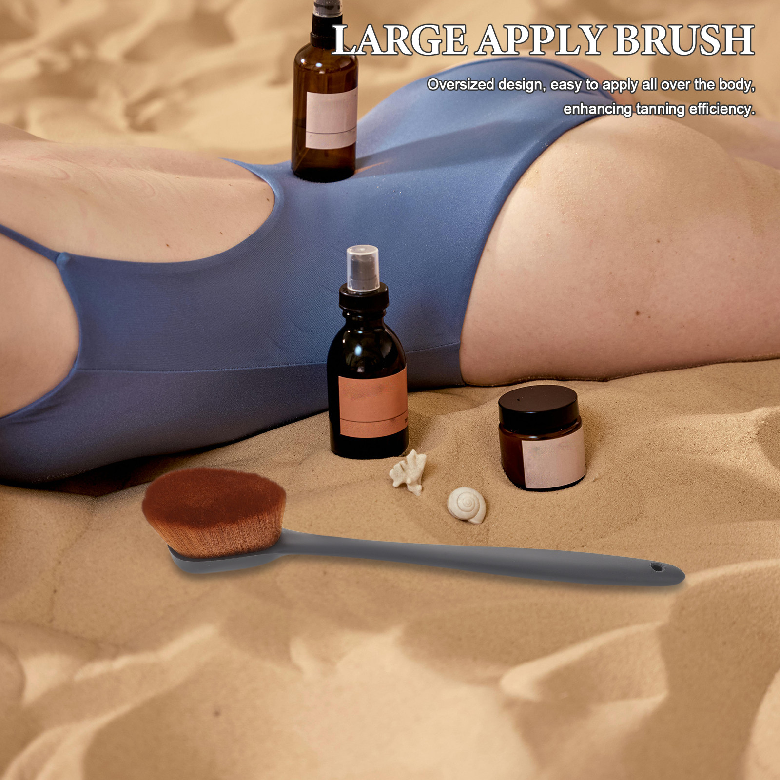 Body Lotion - Extra Large Self Tanning Body Brush