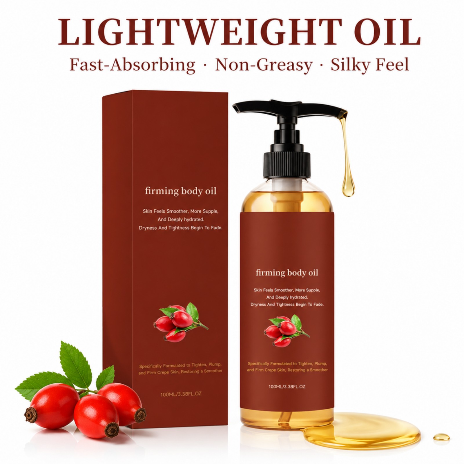 Firming Body Oil Rosehip Tight - Face Oil Rosehip recension och pris