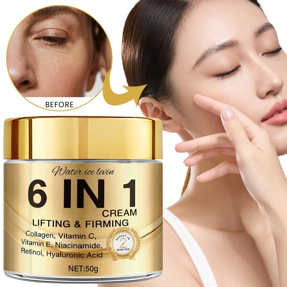 6 IN 1 Collagen Face Cream Lif - Vitamin C Serum recension och pris