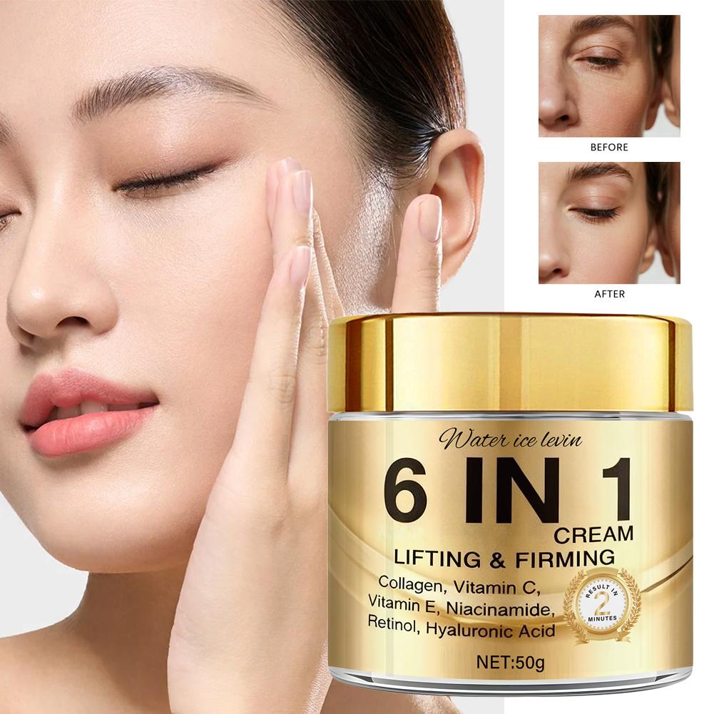 6 IN 1 Collagen Face Cream Lif - Vitamin C Serum recension och pris