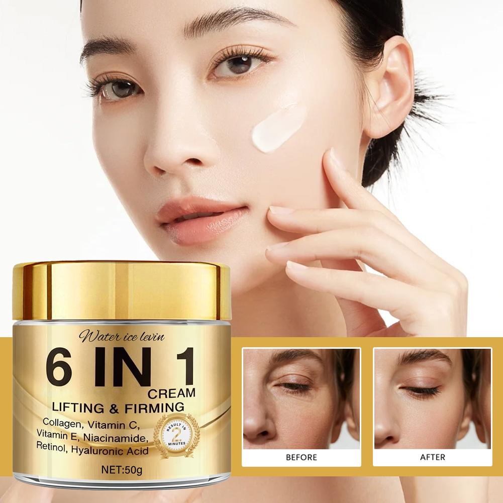 6 IN 1 Collagen Face Cream Lif - Vitamin C Serum recension och pris