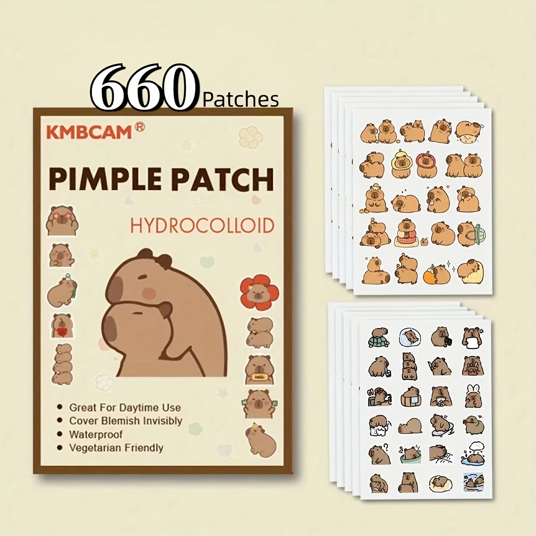 Capybara Shaped Pimple Patches - Face Oil recension och pris