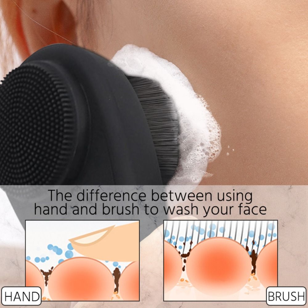 Double-Sided Silicone Face Cle - Cleanser Face recension och pris